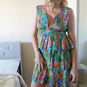 Anthropologie 100% Linen Dress